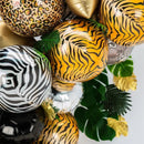 2pcs/pack 22 Inch 4D Animal Pattern Gradient Aluminum Film Balloon| Random Forest Style For Theme Party Birthday Party Decoration