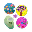 Haploon 4Pcs Paper Punchers Craft Holes 1 Inch Shape Punches Scrapbook Punches Round Star Heart Flower Shape for Kids Party Favors