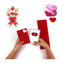 Haploon 4Pcs Paper Punchers Craft Holes 1 Inch Shape Punches Scrapbook Punches Round Star Heart Flower Shape for Kids Party Favors