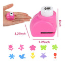 LoveInUSA Craft Punch Shapes Set | 10 Shaped Punches For kids | Ideal For School Crafts And Fun Projects