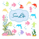 LOVEINUSA Sea Animal Punch Set | 10 Pcs | Children's Paper Punches | Decorative Punches For Crafts