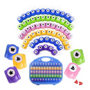 Shaped Paper Punch Set | Scrapbooking Paper Punches | Premium Craft Supplies kit Includes 60 Paper Punch Shapes  | 60 Pieces