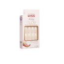KISS Salon Acrylic French Nail Manicure Set | Medium Length | Nude | Square | Leilani