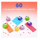 Shaped Paper Punch Set | Scrapbooking Paper Punches | Premium Craft Supplies kit Includes 60 Paper Punch Shapes  | 60 Pieces