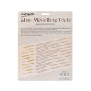 Mont Marte Boxwood Mini Clay Modeling Tools 10 Piece | Set of 10 Double Ended Pieces Providing 20 Clay Modeling Tools