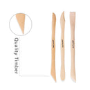 Mont Marte Boxwood Mini Clay Modeling Tools 10 Piece | Set of 10 Double Ended Pieces Providing 20 Clay Modeling Tools