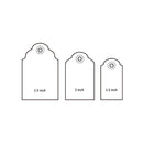 Bira 1.5",2", 2.5" Banner Shape Lever Action Craft Punch for Paper Crafting Scrapbooking Cards Arts