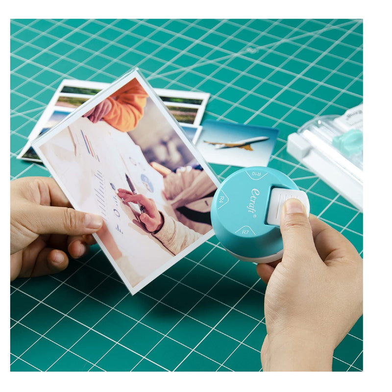 Ecraft Corner Rounder Paper Punch: 3 in 1 (R4mm R7mm R10mm) Corner Rounder Cutter for Paper, Laminate, Photo,DIY Projects, Card Making