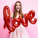 43''/108cm Oversized Body Red LOVE Aluminum Film Balloon For Valentine's Day Decoration