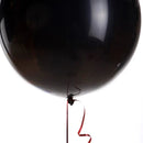 200pcs 5 Inch/12.7cm Pure Black Dumb Light Emulsified Balloon For Party Personality Decoration