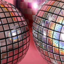 1pc 22 Inches 4D Gradient Color Aluminum Film Balloon Laser Aluminum Foil Ball | Disco Balloon Happy Birthday Party Decoration Balloon