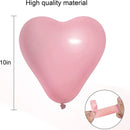 50pcs | 10inch | Heart Shaped Cartoon Latex Color Balloons