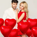 50pcs 10 Inch Large Red Heart Balloon | Valentine's Day Anniversary Wedding Decoration Balloon