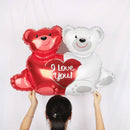 Couple Bear Aluminum Film Balloon