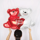 Couple Bear Aluminum Film Balloon