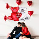 Couple Bear Aluminum Film Balloon