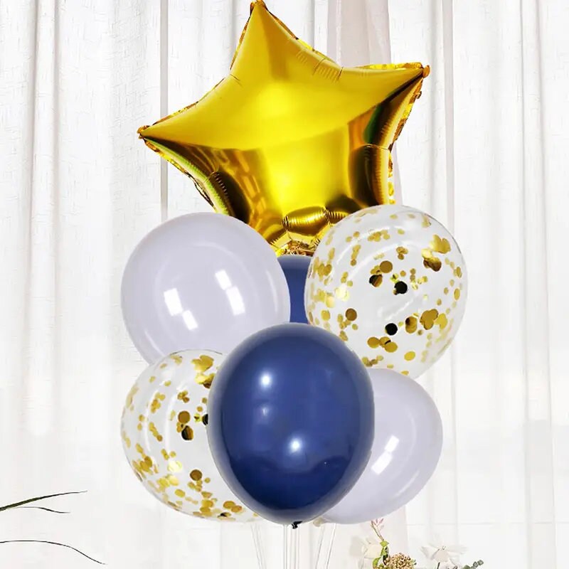 7pcs | Balloon Combo | Wedding Birthday Party Scene Decorative Balloons | Festive Restaurant Decorative Balloons