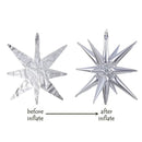 22 Inch / 55 Cm Silver Exploding Star Aluminum Film Balloon, Birthday New Year Party Decoration Balloon