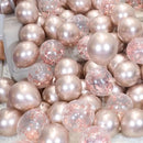 20pcs Rose Gold Lace Up Glitter Balloon Set