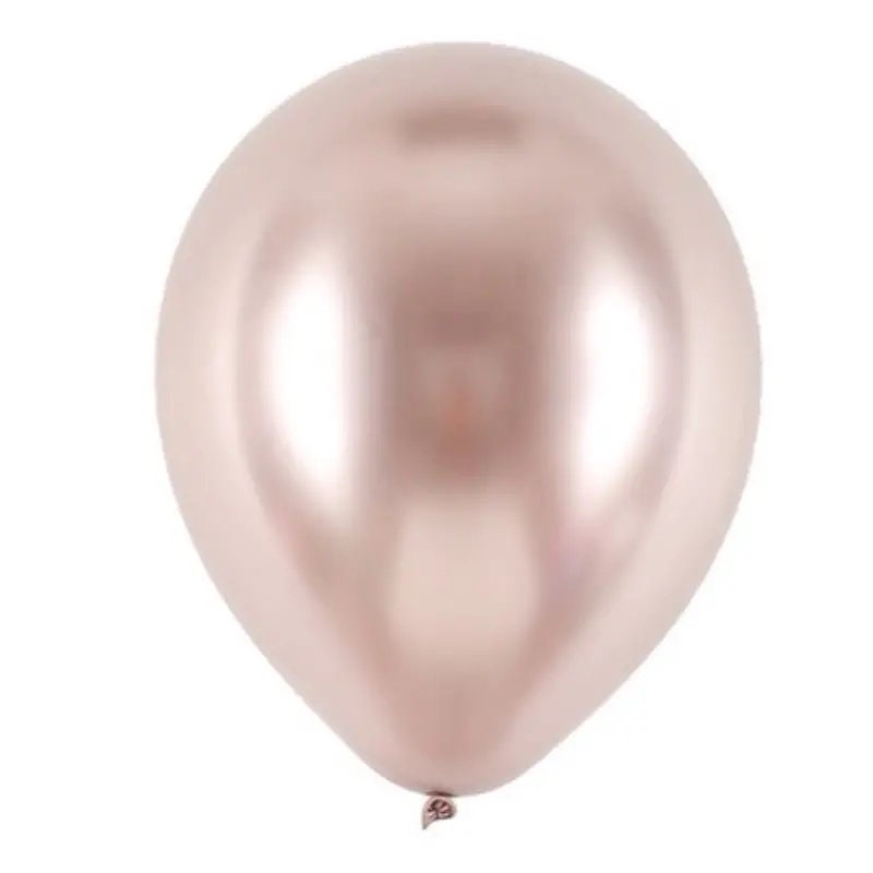 20pcs Rose Gold Lace Up Glitter Balloon Set