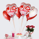 6pcs | Random Valentine's Day Romantic Party Decoration Balloons | Scene Decor | Room Decor | Valentine's Day Gift | Proposal Arrangement