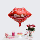 2pcs | Valentine's Day Kiss Me Romantic Party Decoration Balloons | Scene Decor | Room Decor Birthday Party Supplies |Theme Party Decoration