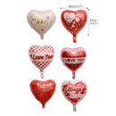 6pcs | Random Valentine's Day Romantic Party Decoration Balloons | Scene Decor | Room Decor | Valentine's Day Gift | Proposal Arrangement