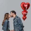 Set | Aluminum Film Balloons | I Love You Balloons | Scene Decor | Room Decor | Valentine's Day Gift | Proposal Arrangement | Wedding Room