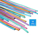 50pcs Metallic Long Balloons | Magic Long Twisting Balloons | Multicolor Shiny Chrome Latex Balloons DIY Balloon Animals Flowers