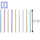 50pcs Metallic Long Balloons | Magic Long Twisting Balloons | Multicolor Shiny Chrome Latex Balloons DIY Balloon Animals Flowers