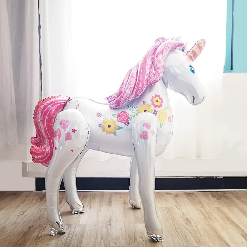 1pc | 3D Super Large Unicorn 46inch | Birthday Decoration Balloon | Holiday Accessory | Birthday Party Supplies | Room Decor