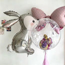 1st New Charming Super Large Easter Rabbit Aluminum Balloon Birthday Party Activity Decoration Balloon