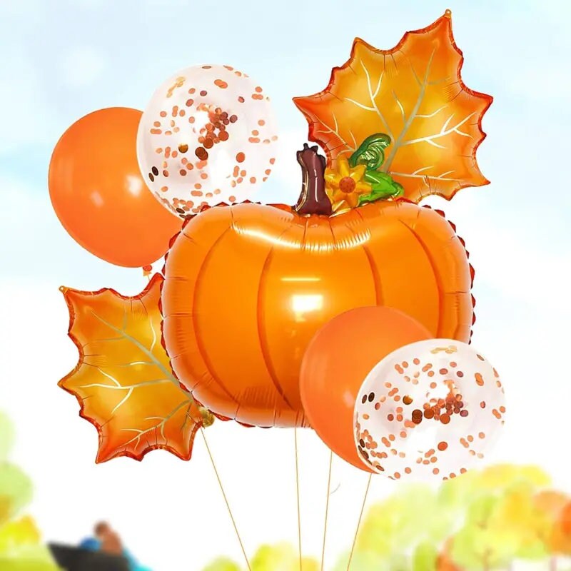 7pcs Thanksgiving Party Decoration Balloons