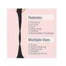 BOHS Black Squishy Slime and Modeling Foam Clay | Air Dry, for Arts & Crafts | 1.1 Pound