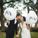 2pcs | White Latex Balloons | Valentine's Day Wedding Party Decorations