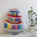 New Colorful Three Layers Cake Aluminum Film Balloons | Kids Birthday Party Arrangement Decoration Balloons