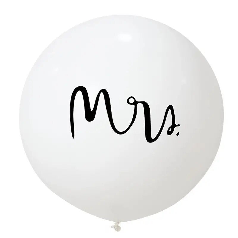 2pcs | White Latex Balloons | Valentine's Day Wedding Party Decorations