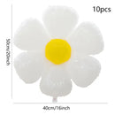10pcs | Daisy Aluminum Film Balloon | Sun Flower Balloon For Party Gathering Photo Background