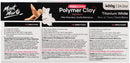 Mont Marte Make n Bake Polymer Clay Signature Titanium White 400g (14.1oz) Block, Bake in Oven, Soft and Smooth, Sculpting