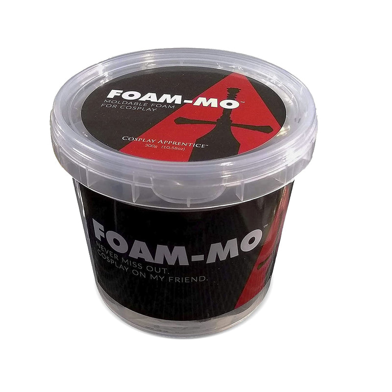 Cosplay Moldable Foam Clay 900g Large Pot Black & White Colors