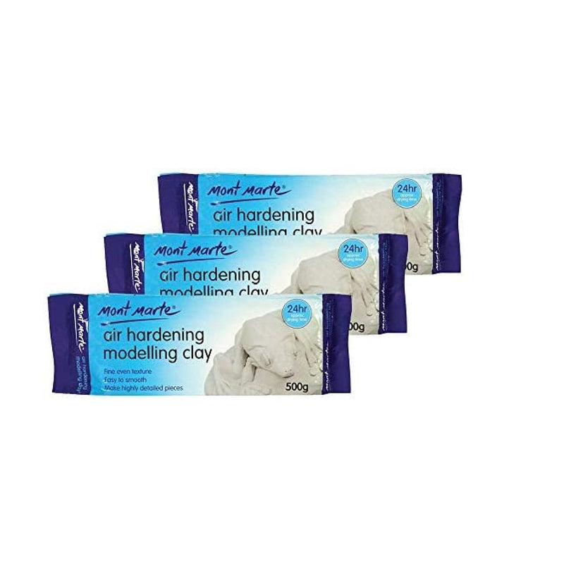 AIR DRY CLAY Air-hardening modelling clay 500 g White