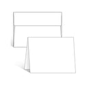 Blank White Cards and Envelopes 100 Pack | Ohuhu 5 x 7 Heavyweight Folded Cardstock and A7 Envelopes