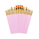 Paint Brushes Set | 20 Pcs Paint Brushes for Acrylic Painting | Oil Watercolor Acrylic Paint Brush