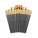 Paint Brushes Set | 20 Pcs Paint Brushes for Acrylic Painting | Oil Watercolor Acrylic Paint Brush