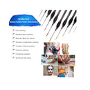 10 Pieces Detail Paint Brush Set | Durable Miniature Painting Brushes | Micro Paint Brushes for Warhammer 40k Miniature Figure BOVULO