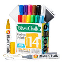 Blami Arts Washable Liquid Chalk Markers | 14 Extra Gold And Silver Ink And Color Pens