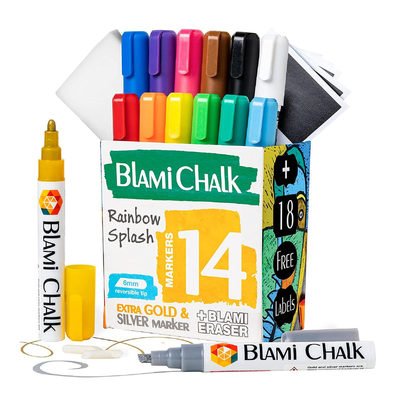 Liquid Chalk Markers Set Reversible Dual Tip Chalk Markers 8 Colors Dry  Erase Chalkboard Marker Liquid Chalk Pens 