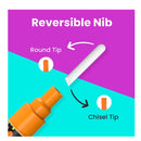 Liquid Chalk Pens | Pastel + Neon Chalk Markers | Erasable Dry Erase Pen For Whiteboards | Pack Of 30 | 6Mm