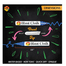 Blami Arts Washable Liquid Chalk Markers | 14 Extra Gold And Silver Ink And Color Pens