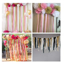 15 Rolls Of 405 Yards | Party Streamers | Crepe Paper Background Decoration | Rainbow Streamers For Photo Booth